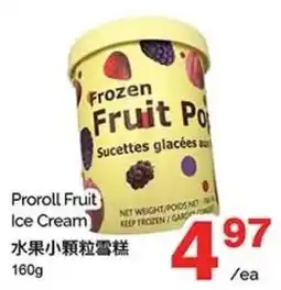 T&T Supermarket Proroll fruit ice cream offer
