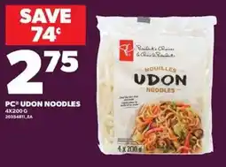 Loblaws PC Udon Noodles offer