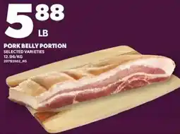 Loblaws Pork belly portion offer
