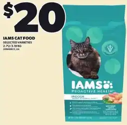Loblaws Iams cat food selected varieties offer