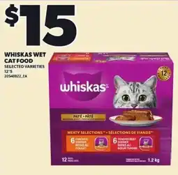 Loblaws Whiskas wet cat food selected varieties offer
