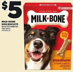 Loblaws Milk-bone dog biscuits offer