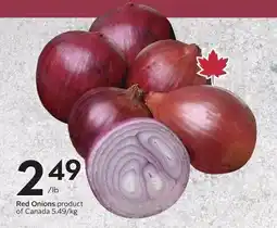 Sobeys Red Onions offer