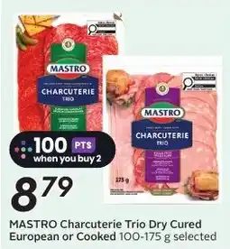 Sobeys Mastro charcuterie trio dry cured offer