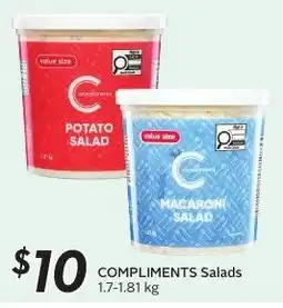 Sobeys Compliments Salads offer