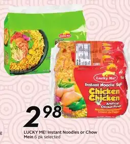 Sobeys Lucky Me! Instant Noodles or Chow Mein offer