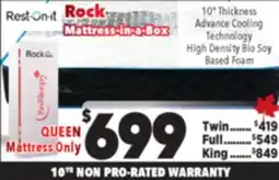 Surplus Furniture Rock Extra Firm Queen Mattress offer