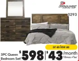 Surplus Furniture Montana 3-Piece Queen Bedroom Set offer