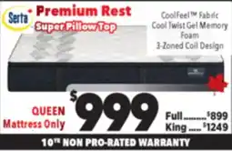 Surplus Furniture Premium Rest Queen Mattress offer