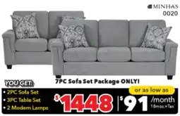 Surplus Furniture Nova Dove Sofa/Loveseat Set offer