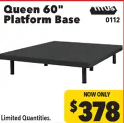 Surplus Furniture Queen 60 Platform Base offer
