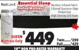 Surplus Furniture Essential Sleep Queen Mattress offer