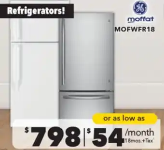 Surplus Furniture Refrigerators offer