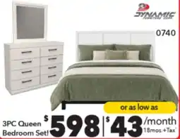 Surplus Furniture White 3-Piece Queen Bedroom Set offer