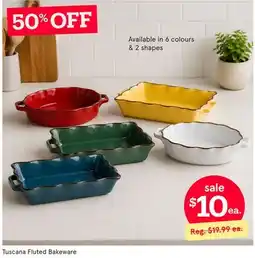 Kitchen Stuff Plus Tuscana Fluted Bakeware offer