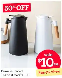 Kitchen Stuff Plus Dune Insulated Thermal Carafe offer