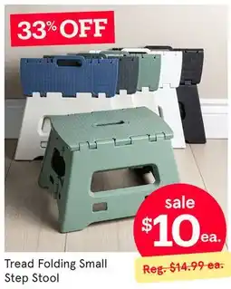 Kitchen Stuff Plus Tread Folding Small Step Stool offer