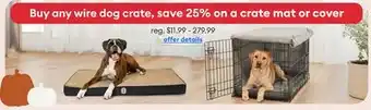 Petsmart Wire dog crate offer