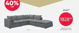 Meubles RD Modular Sectional with Ottoman - 5 mcx offer