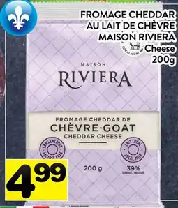 Supermarché PA FROMAGE CHEDDAR AU LAIT DE CHÈVRE MAISON RIVIERA | Cheese offer