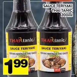 Supermarché PA SAUCE TERIYAKI THAI TANIC offer