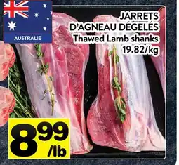 Supermarché PA JARRETS D'AGNEAU DÉGELÉS | Thawed Lamb shanks offer