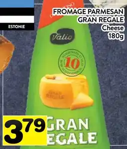 Supermarché PA FROMAGE PARMESAN GRAN REGALE | Cheese offer