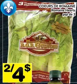 Supermarché PA COEURS DE ROMAINE | Romaine Hearts offer