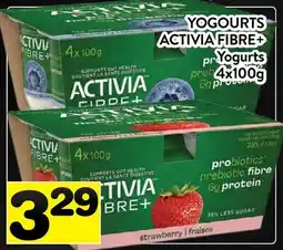 Supermarché PA YOGOURTS ACTIVIA FIBRE+ | Yogurts offer
