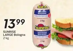 Sobeys Sunrise large bologna offer