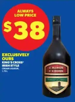 Real Canadian Liquorstore King's Cross Irish Style Cream Liqueur offer