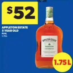 Real Canadian Liquorstore Appleton Estate 5 Year Old Rum offer