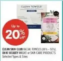 Shoppers Drug Mart Clean Skin Club facial towels offer