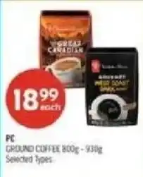 Shoppers Drug Mart PC ground coffee offer