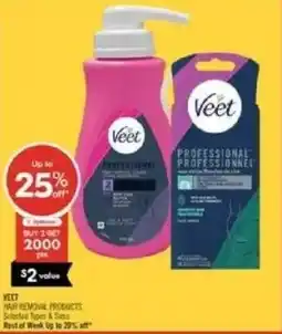 Shoppers Drug Mart Veet hair removal products offer
