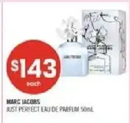 Shoppers Drug Mart Marc Jacobs just perfect eau de parfum offer