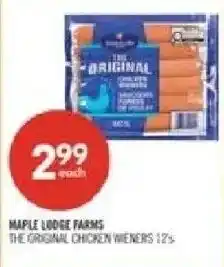 Shoppers Drug Mart Maple Lodge Farms the original chicken wiener offer