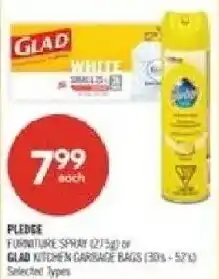 Shoppers Drug Mart Pledge furniture spray offer
