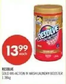 Shoppers Drug Mart Resolve gold 6ki-action in wash laundry booster offer
