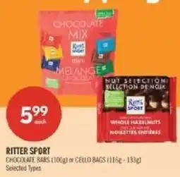 Shoppers Drug Mart Ritter Sport chocolate bars offer