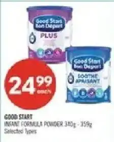 Shoppers Drug Mart Good Start infant formula powder offer