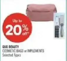 Shoppers Drug Mart Quid beauty cosmetic bags or implements offer