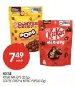 Shoppers Drug Mart Nestle kitkat mix-ups coffee crisp or kitkat pops offer