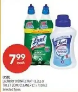 Shoppers Drug Mart Lysol laundry disinfectant or toilet bowl cleaner offer