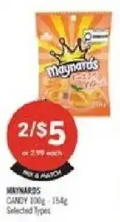 Shoppers Drug Mart Maynards candy offer