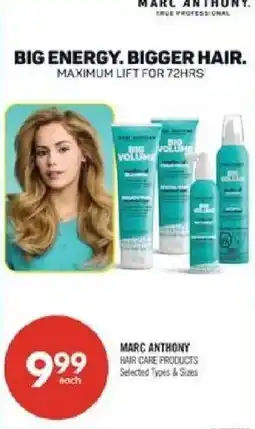 Shoppers Drug Mart Marc Anthony hair care products offer
