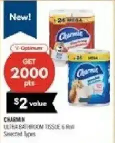 Shoppers Drug Mart Charmin ultra bathroom tissue 6 roll offer