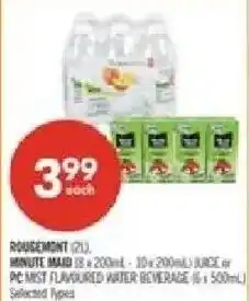 Shoppers Drug Mart Rougemont minute maid or pc mist offer