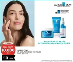 Shoppers Drug Mart La Roche-posay anti-aging or toleriane skin care products offer