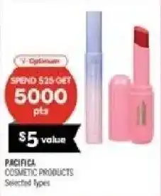Shoppers Drug Mart Pacifica cosmetic products offer